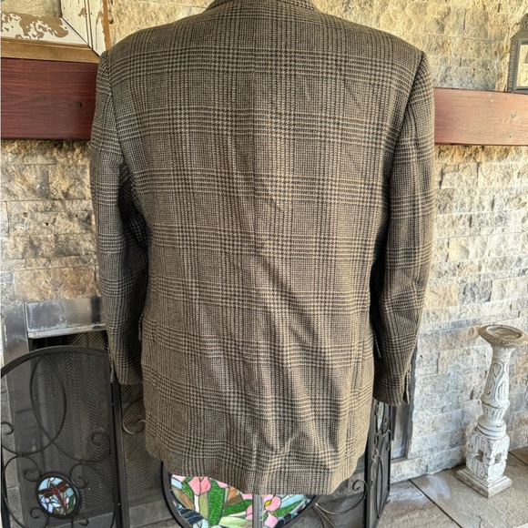Mens Alpaca Blazer Sportscoat Nordstrom Mackey Spatz 40 Made in Italy - Picture 14 of 16